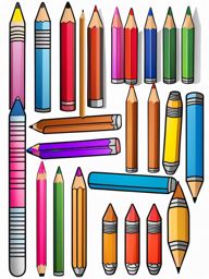 pencil clipart - ready to create and draw. 