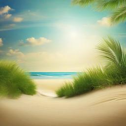 Beach background - picture of beach background  