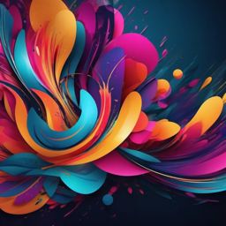 Cool Abstract Backgrounds Modern Art and Innovative Designs for a Stylish Look wallpaper splash art, vibrant colors, intricate patterns