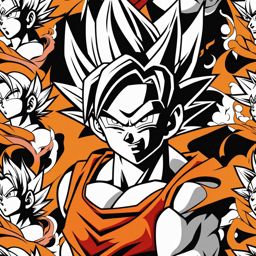 Dragon Ball tattoo, Tattoos inspired by the popular anime and manga series, Dragon Ball.  color, tattoo style pattern, clean white background