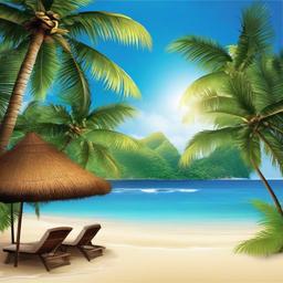 Beach Background Wallpaper - coconut beach background  