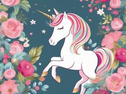 pretty unicorn wallpaper  ,desktop background wallpaper