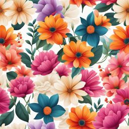 flower clipart - a vibrant, blooming flower. 