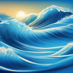 Wave Background Wallpaper - blue background wave  