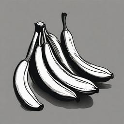 pencil sketch of banana  minimal rough sketch scribbles,doodles,black and white