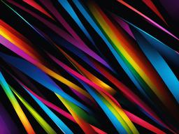 Rainbow Dark Background  