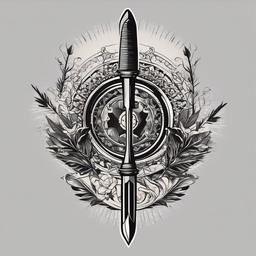 arrow quiver tattoo  vector tattoo design