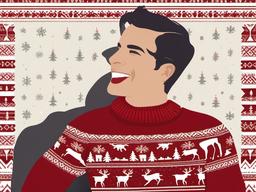 Christmas Sweater Background  