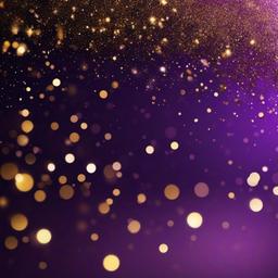 Glitter background - purple and gold sparkle background  