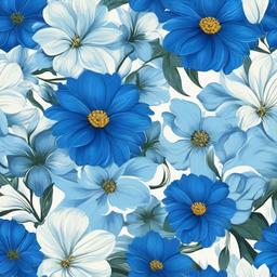 blue flower background  