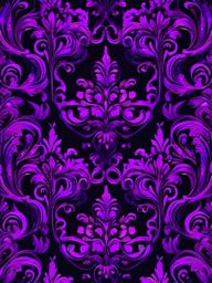 Purple Wallpapers - Regal Purple Hues in Artistic Patterns wallpaper splash art, vibrant colors, intricate patterns