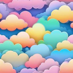 Rainbow Background Wallpaper - pastel rainbow clouds wallpaper  