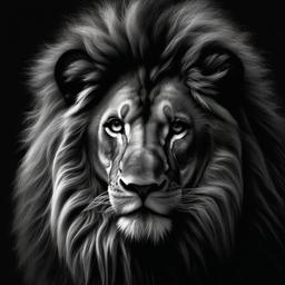 Lion Background Wallpaper - lion black and white background  