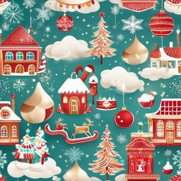 Christmas Background Wallpaper - Festive Christmas Market  wallpaper style, intricate details, patterns, splash art, light colors