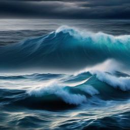 Ocean Background Wallpaper - stormy ocean background  