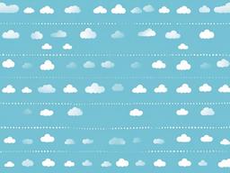 Cute Light Blue Background-Light blue with small white clouds and subtle heart shapes for a cute look  background wallpaper