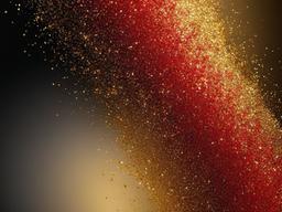 Gold And Red Glitter Background  