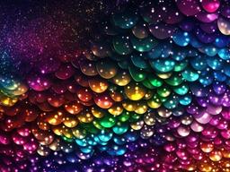 Colorful Glitter Wallpaper  