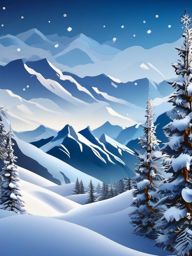 Snow-Capped Mountains Christmas Wallpaper iPhone intricate details, patterns, wallpaper photo