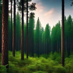 Forest Background Wallpaper - pine tree forest wallpaper  