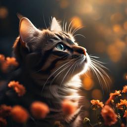 Cat Background Wallpaper - wallpaper cat 4k  