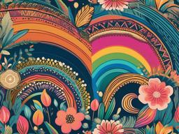 Boho Rainbow Wallpaper Phone  