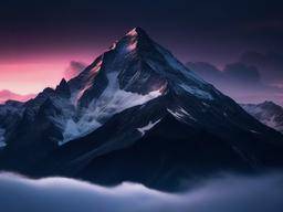 Dark Mountain Wallpaper 4K  ,desktop background wallpaper