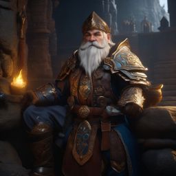 Thrain Stoneheart, a dwarf cleric with unshakable faith detailed matte painting, deep color, fantastical, intricate detail, splash screen, complementary colors, fantasy concept art, 8k resolution trending on artstation unreal engine 5