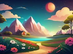 cute landscape wallpaper  ,desktop background wallpaper