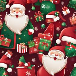 Christmas Background Wallpaper - santa teams background  