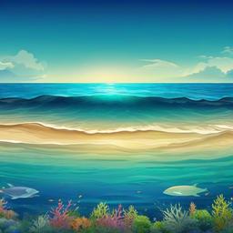 Ocean Background Wallpaper - background sea view  