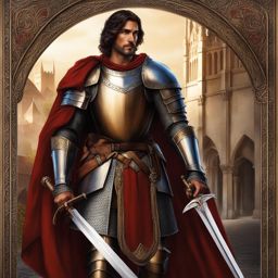 yvain - the arthurian knight who embarked on adventures to win the love of laudine. 