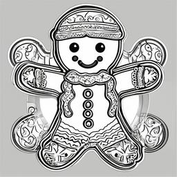 Gingerbread Man  clipart