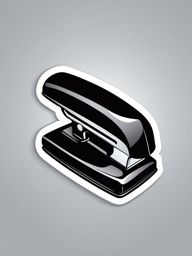 Stapler Sticker - Keeping papers together neatly with the efficient stapler, , sticker vector art, minimalist design