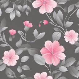 Flower Background Wallpaper - grey and pink flower wallpaper  