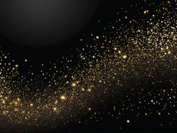 Black Background Gold Glitter - Black background with sparkling gold details.  background wallpaper