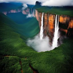 angel falls, venezuela - takes a thrilling helicopter ride to the world's highest waterfall. 