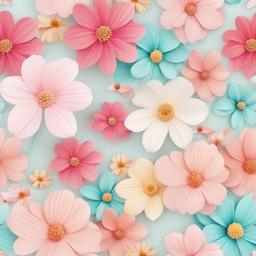 Flower Background Wallpaper - cute pastel flower wallpaper  