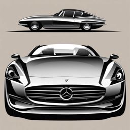 car clipart - a sleek and stylish car. 