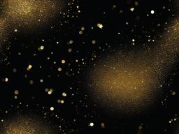 Black Background Gold Glitter  