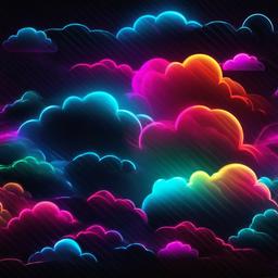 Neon Background Wallpaper - neon cloud background  