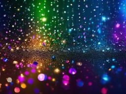 Glitter Rain Background  