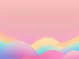 Ombre Pastel Rainbow Background  