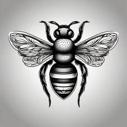 boo bee tattoo  vector tattoo design