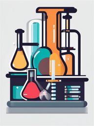 Biotech Laboratory Research and Experiments clipart - Biotech laboratory research, ,vector color clipart,minimal