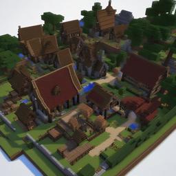 minecraft medieval village
 