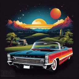 Classic Drive-In Movie - Recreate the magic of classic drive-in movies on your t-shirt. , vector art, splash art, retro t shirt design