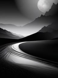 Wallpaper Black Landscape  ,mobile iphone background wallpaper