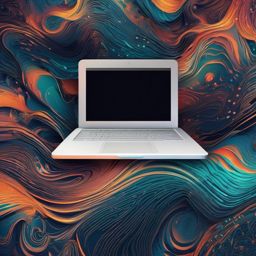 Aesthetic Wallpaper Laptop - Modern Laptop Workspace  intricate patterns, splash art, wallpaper art