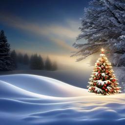 Snow Background Wallpaper - christmas tree background snow  